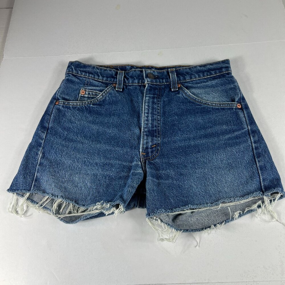 Levi's Classic Blue Denim Shorts